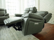 Picture of EVO LEATHER POWER SOFA WITH POWER HEADRESTS