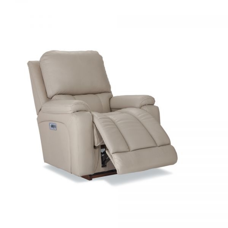 Picture of GREYSON LEATHER POWER ROCKING RECLINER WITH POWER HEADREST AND LUMBAR