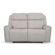 Picture of BARNETT LEATHER POWER RECLINING LOVESEAT WITH POWER HEADRESTS & LUMBAR