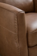 Picture of MAXWELL LEATHER POWER GLIDING RECLINER WITH POWER HEADREST AND LUMBAR